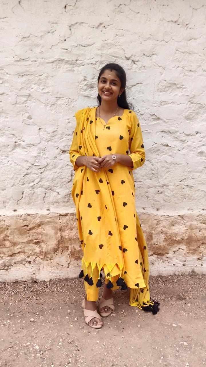 Sunny Heart Cotton 3 Piece Salwar Set
