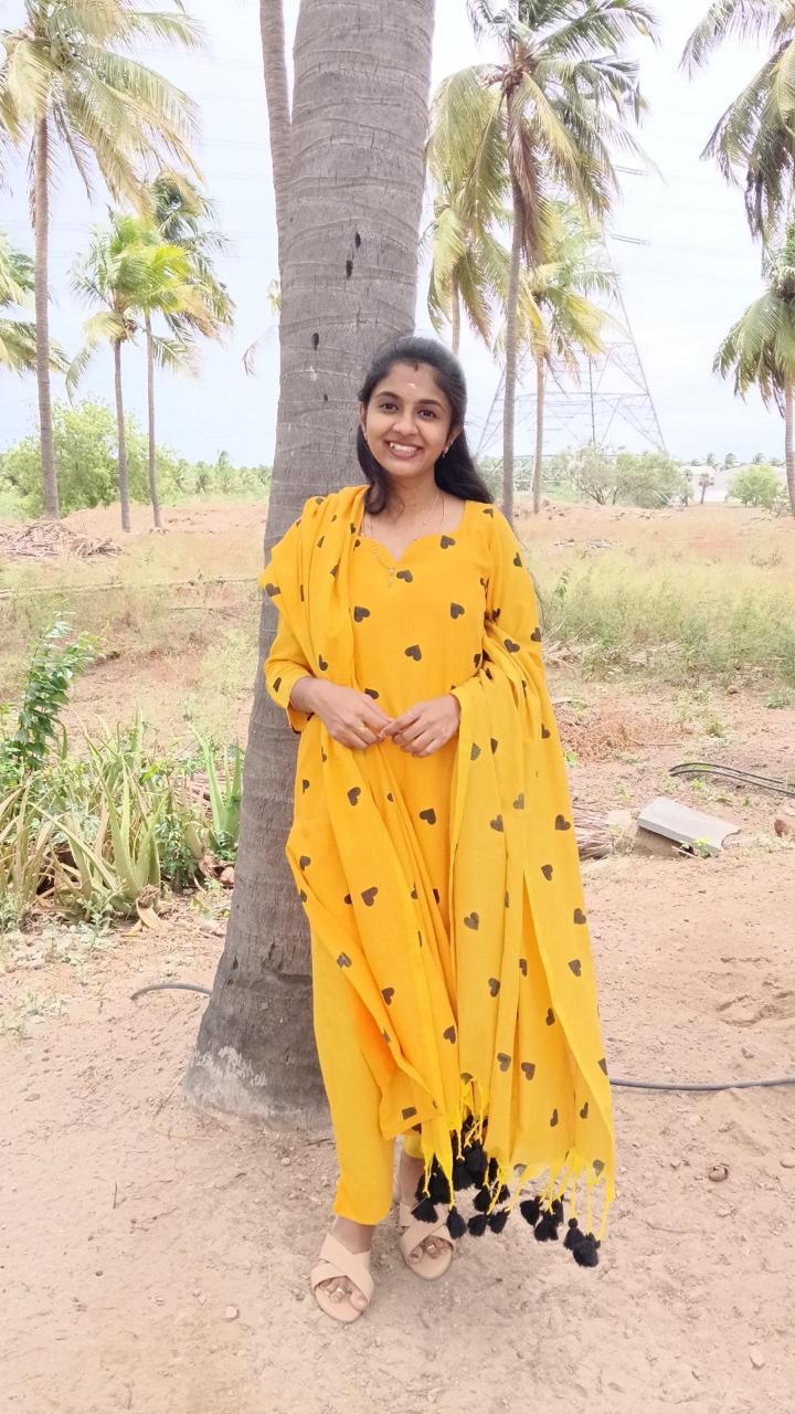 Sunny Heart Cotton 3 Piece Salwar Set