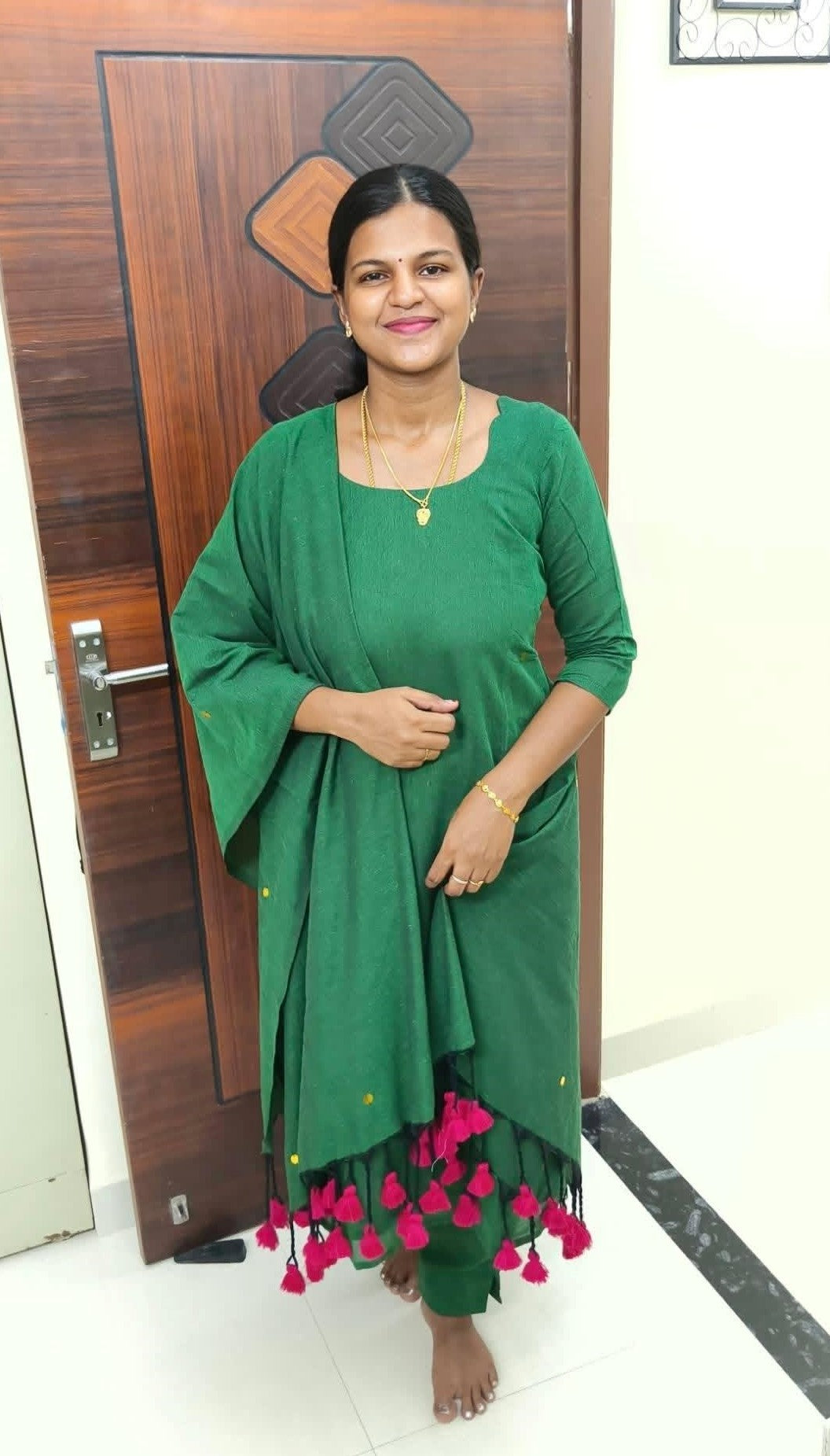 Elegant Emerald Green 3piece set