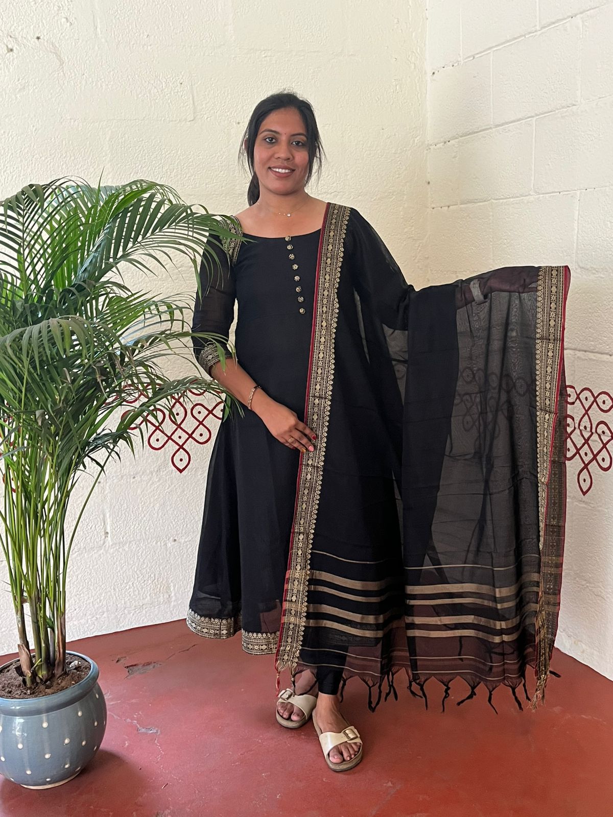Dark Charm Anarkali