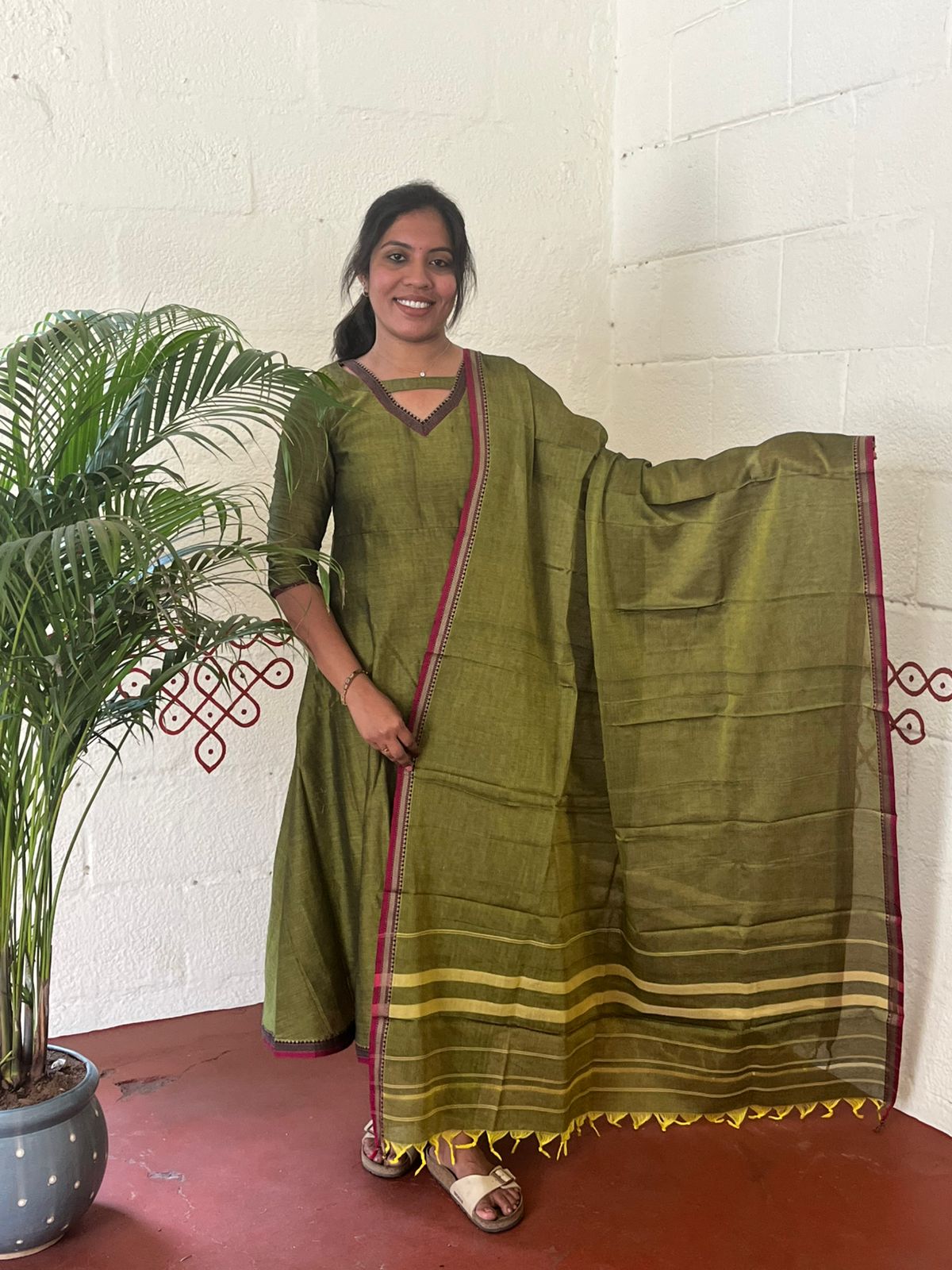 Emerald Grace Anarkali
