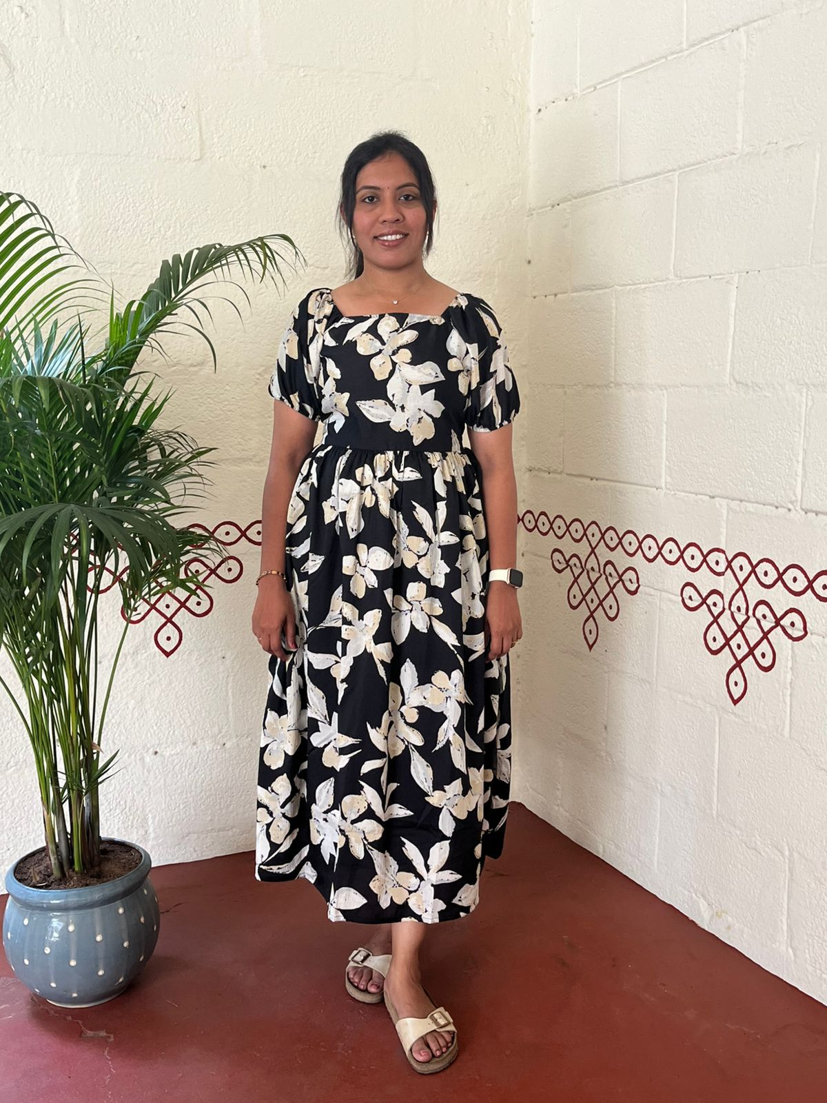 Moonlight floral dress