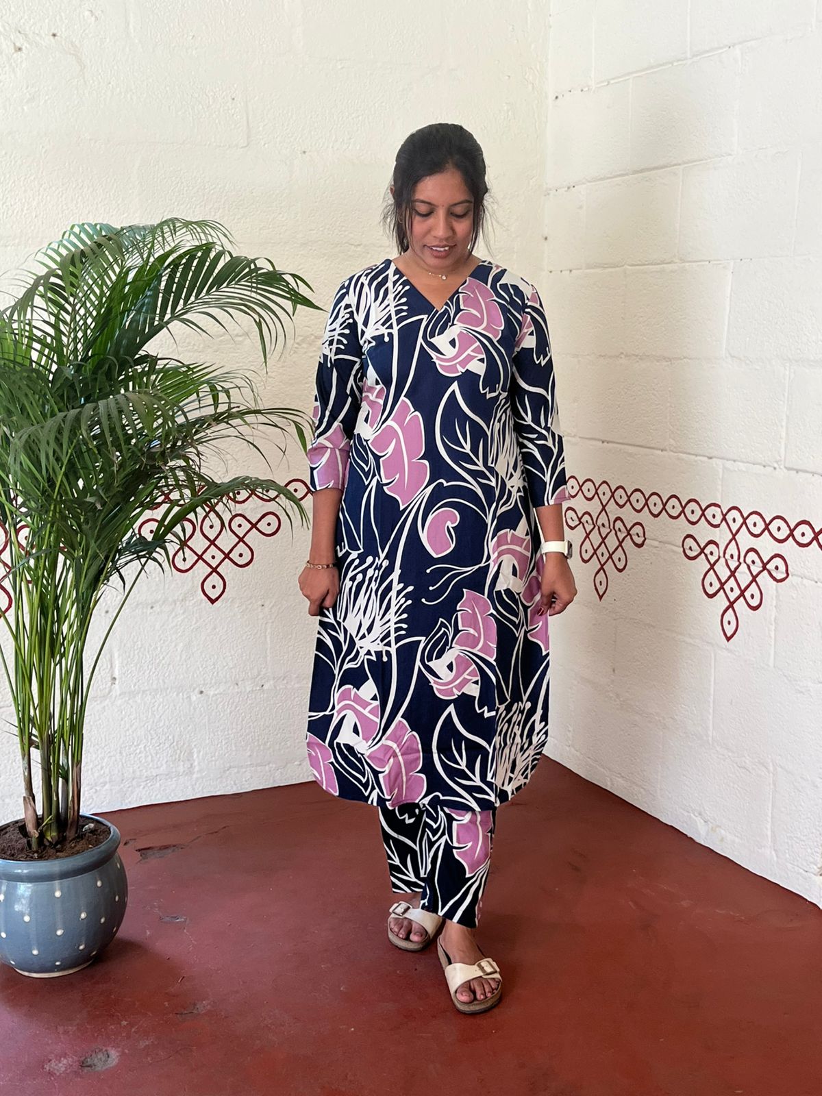 Indigo Blossom Co-ord Set