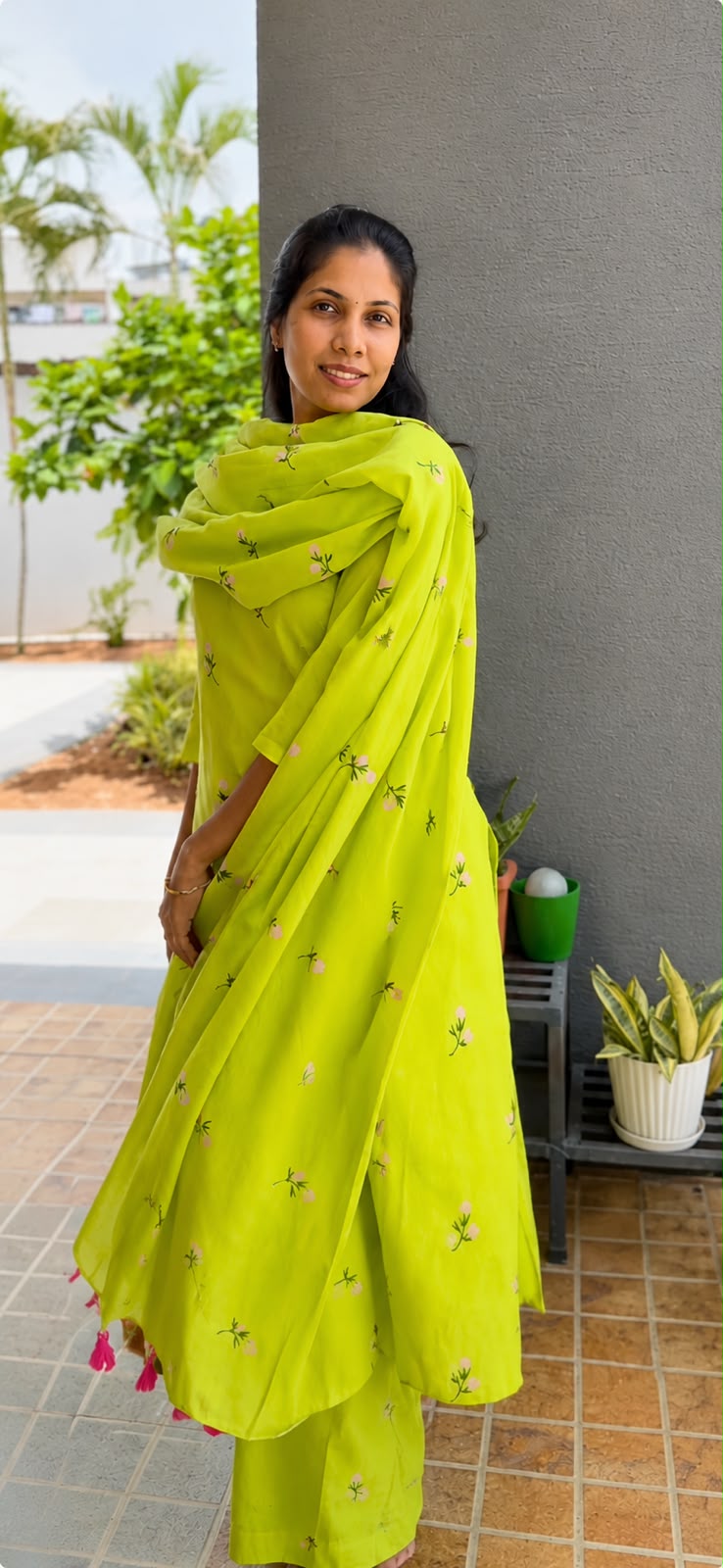 Limepetal Cotton 3piece Set