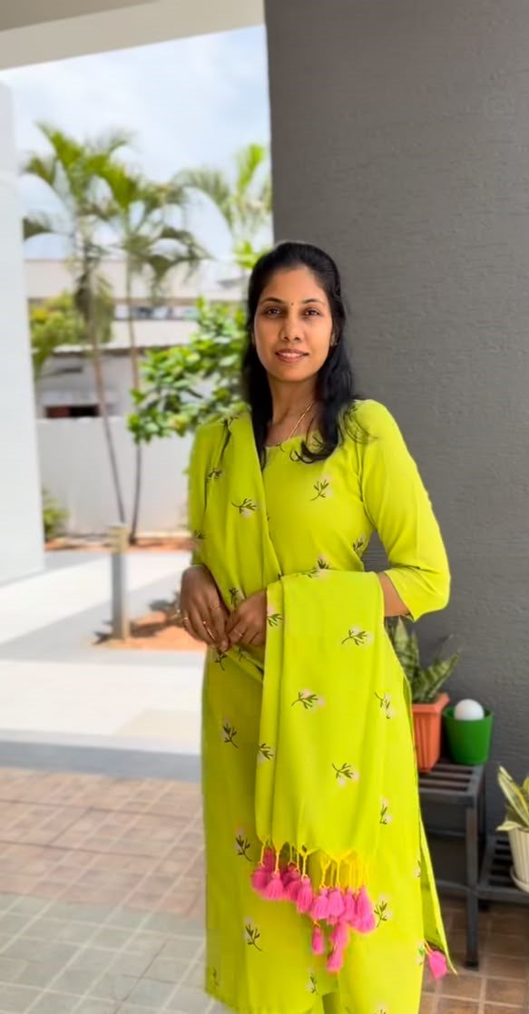 Limepetal Cotton 3piece Set