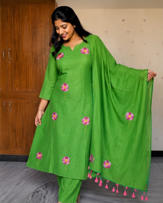 Botanical Bliss Cotton 3 piece Set