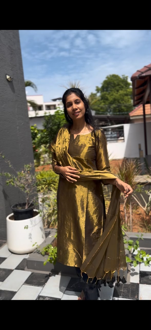 Luxe Olive Gold 3piece Set