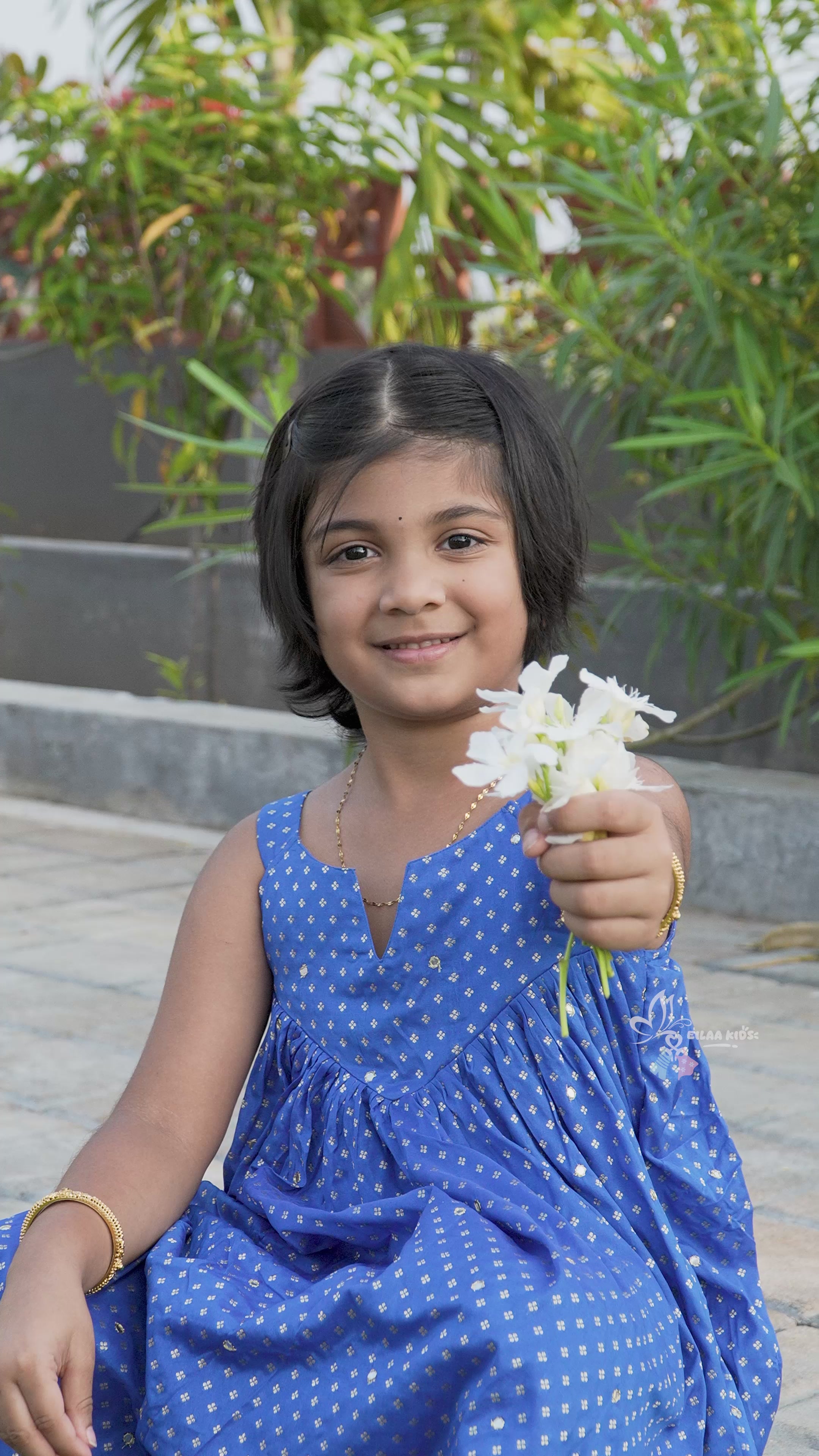 Twinkle Blue Gown-dark blue